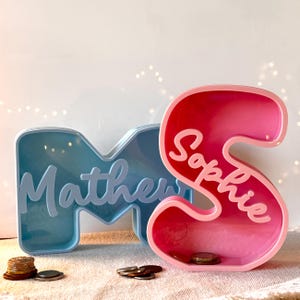 Personalised Letter Piggy Bank