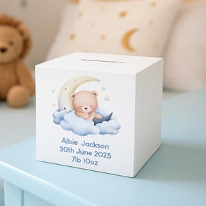 Personalised Wooden Money Box