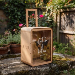 Personalised Wooden Suitcase Card Box