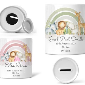 Personalised Ceramic Money Box