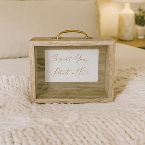 Custom Photo Wooden Money Box