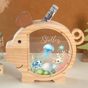 Wooden Piggy Bank