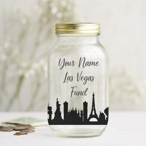 Las Vegas Adventure Fund Savings Jar