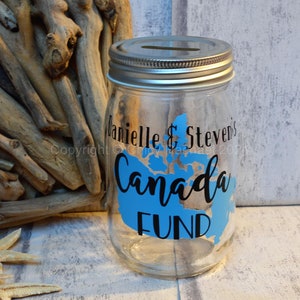Personalised Country Fund Money Box