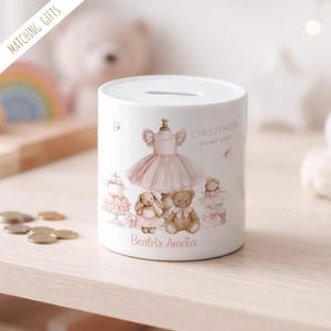 Personalised Money Box for Christenings