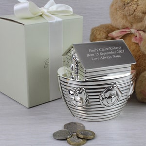 Personalised Noah's Ark Money Box