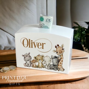 Personalised Animal Money Box