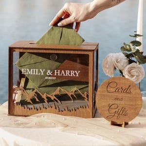 Personalised Wooden Card Box