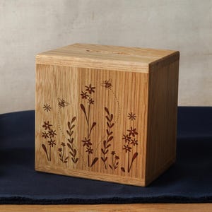Beekeeper Bee Oak Money Box